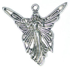 Silver Fairy Charms in Pewter Large