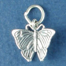 Butterfly 3D Sterling Silver Charm Pendant