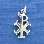 Chi Rho Charm Sterling Silver