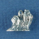 Dog Shih Tzu 3D Sterling Silver Charm Pendant