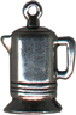 Kitchen: Coffee Pot Sterling Silver Charm Pendant