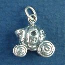 Cinderella Carriage Charm Sterling Silver