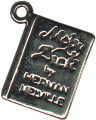 School Reading Book Moby Dick 3D Sterling Silver Charm Pendant