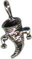 Tornado Sterling Silver Charm