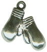 Boxing Glove 3D Sterling Silver Charm Pendant