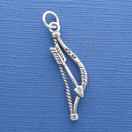 Indian Sterling Silver Bow and Arrow Charm