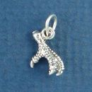 Eagle Claw Small 3D Sterling Silver Bird Charm Pendant