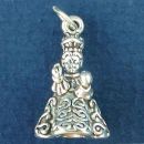 Infant Jesus of Prague Charm Sterling Silver