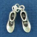 Tap Shoe Charm Sterling Silver