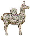 Llama 3D Sterling Silver Charm Pendant