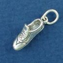 Golf Shoe with Cleats 3D Sterling Silver Charm Pendant