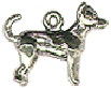 Dog, Chihuahua 3D Sterling Silver Charm Pendant