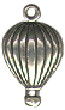 Hot Air Balloon Small Sterling Silver Charm Pendant