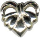 Heart Slide Sterling Silver Charm