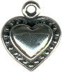 Heart Sterling Silver Charm