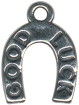 Horseshoe Charm Good Luck Sterling Silver