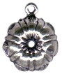 Kitchen: Bunt Cake Mold 3D Sterling Silver Charm Pendant