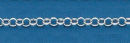 045 Rolo Chain Sterling Silver Bracelet 8 Inch 3mm Diameter