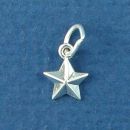 Star Sterling Silver Mini Charm Pendant