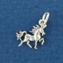 Unicorn Sterling Silver Mini Charm Pendant