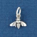 Bee Charm Sterling Silver Mini Pendant