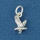 Eagle Mini Charm Sterling Silver Pendant