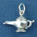 Genie Lamp Charm Sterling Silver