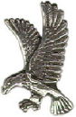 Eagle Sterling Silver Charm Pendant