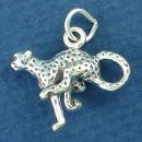 Cheetah of Southwestern Asia and Africa 3D Sterling Silver Charm Pendant