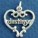 Sterling Silver Destiny Charm