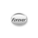 Inspiration Message Word Beads: Forever Sterling Silver Charm