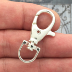 Keychain Clasp Hooks Silver Lobster Clasp