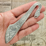 Silver Shepherd Hook Bookmarks Wholesale with Engraving