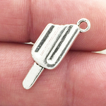 Bar of Ice Cream Charm in Antique Silver Pewter