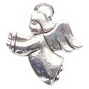 Flying Angel Charm in Antique Silver Pewter