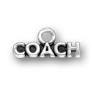 Sports Coach Charm Antique Silver Pewter