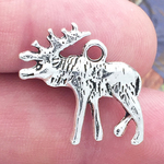 Moose Charms Wholesale Silver Pewter