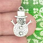 Snowman Charms Buy in Silver Pewter Small