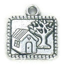 Home Charm in Antique Silver Pewter Large