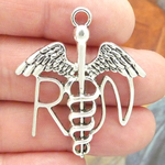 RN Caduceus Pendants Wholesale in Silver Pewter