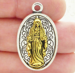 Blessed Virgin Mary Medals Bulk in Silver and Gold Pewter