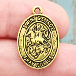 St George Medals Wholesale Gold Pewter