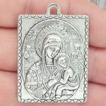 Our Lady of Perpetual Help Medallion Bulk Silver Pewter