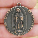 Our Lady of Guadalupe Medal Copper Pewter