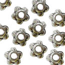 5 Ball 4.5-mm Spacer Beads in Antique Silver Pewter Beads 150 Pieces Per Package